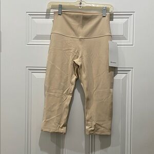 lululemon athletica Align HR Crop 17” Leggings Prosecco